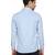 Blue solid casual shirt