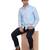 Blue solid casual shirt