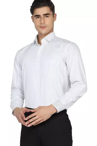 White stripes formal shirt