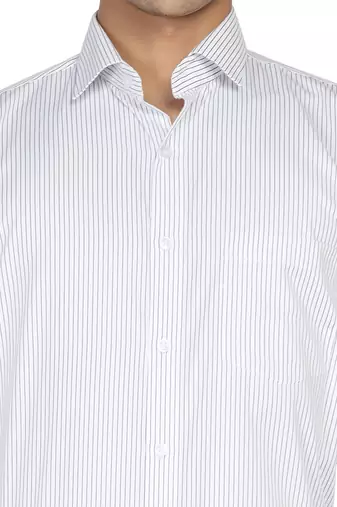 White stripes formal shirt