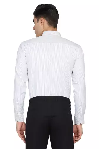 White stripes formal shirt