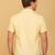 Men yellow half sleeves shirt