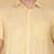 Men yellow half sleeves shirt