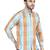 Orange checkered casual shirt