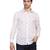 White self design casual shirt