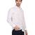White self design casual shirt