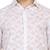 White self design casual shirt