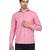 Pink solid casual shirt