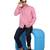 Pink solid casual shirt