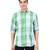 Green checkered casual shirt
