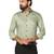 Men green printed shirt