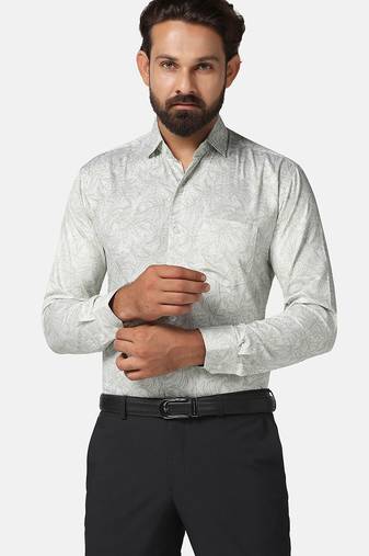 Men cotton printed shirt