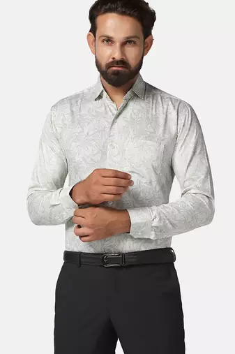 Men cotton printed shirt