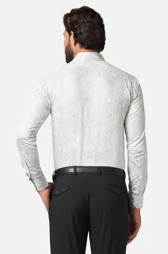 Men cotton printed shirt