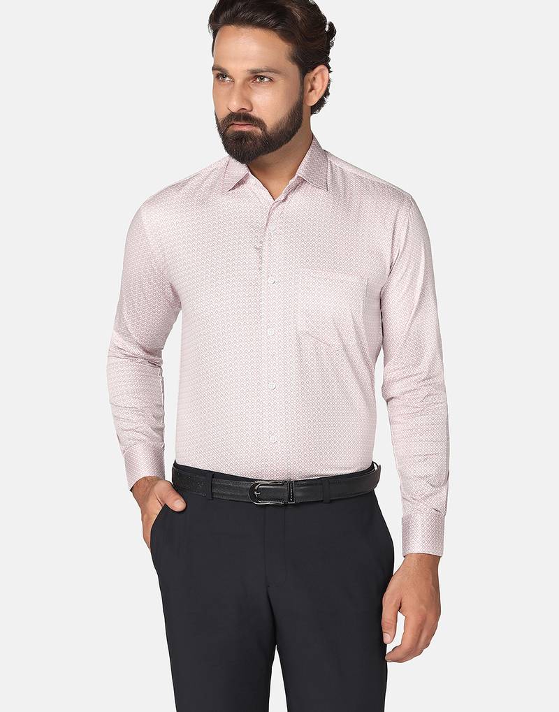 Men cotton printed shirt