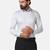 Men grey printed shirt