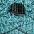 Stunning turquoise viscose rangoli silk saree with black embroidery and mirror work