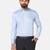 Men blue printed shirt