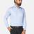 Men blue printed shirt