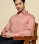 Pink solid shirt