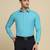 Blue solid shirt
