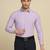Men purple solid shirt