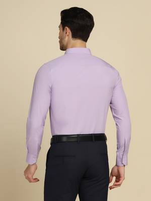 Men purple solid shirt 2