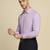 Men purple solid shirt