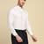 Men white textured shirt