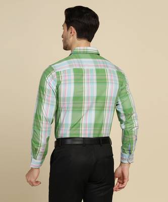 men green checked shirt 3