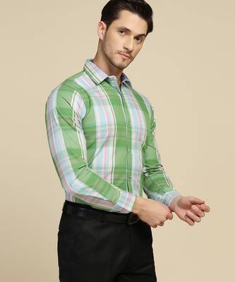 men green checked shirt 4