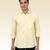 Men solid yellow shirt