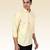 Men solid yellow shirt