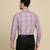 Men purple checked shirt