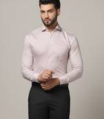 Men pink printed casual shirt