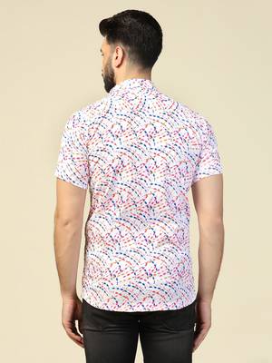 Men casual multi printed shirt 2