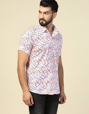 Men casual multi printed shirt 3