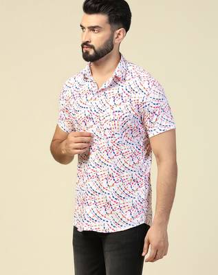 Men casual multi printed shirt 4