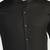 Mens black solid shirt