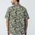 Aura leaves printed green shirt