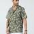 Aura leaves printed green shirt