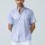 Afloat flora half sleeves blue shirt