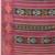 Purple printed silk cotton ethnic saree with blouse piece