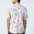 Peach brushstroke design shirt