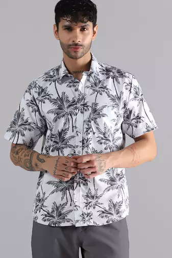 Coconut grove printed shirt