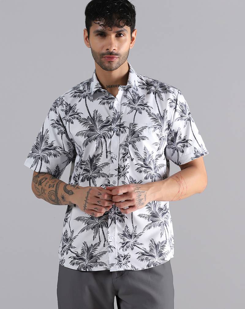 Coconut grove printed shirt