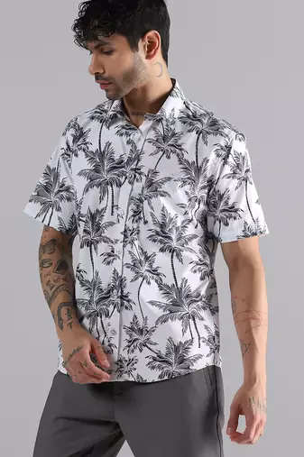 Coconut grove printed shirt