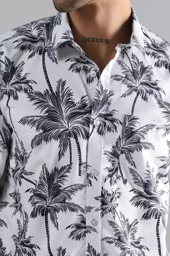 Coconut grove printed shirt