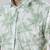 Palm paradise print half sleeve shirt
