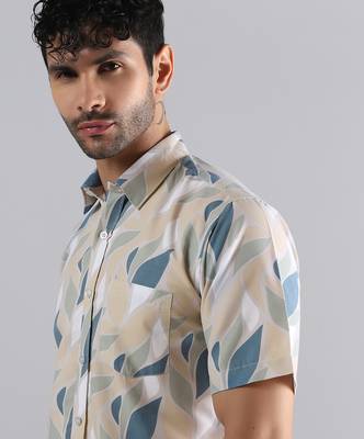 Leaf flow print shirt 5